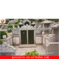 china black granite carved tombstone